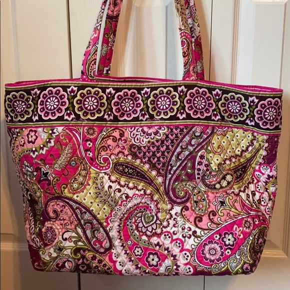 Vera Bradley Handbags - Very Berry Paisley Vera Bradley Grand Tote Bag